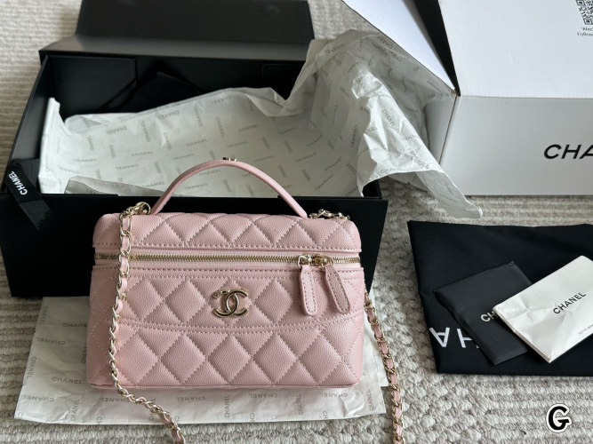 Chanel 25c Bolso Ip Box Rosa, 19 cm - Edición Limitada 16 Chanel 25c Bolso Ip Box Rosa, 19 cm – Edición Limitada
