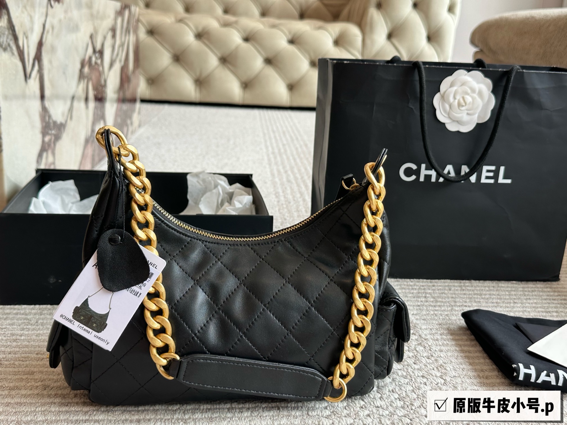 Bolso Hobo Chanel 25c de Piel Genuina, Estilo Hippie y Elegante 6 i1753018432463 8939 0 4
