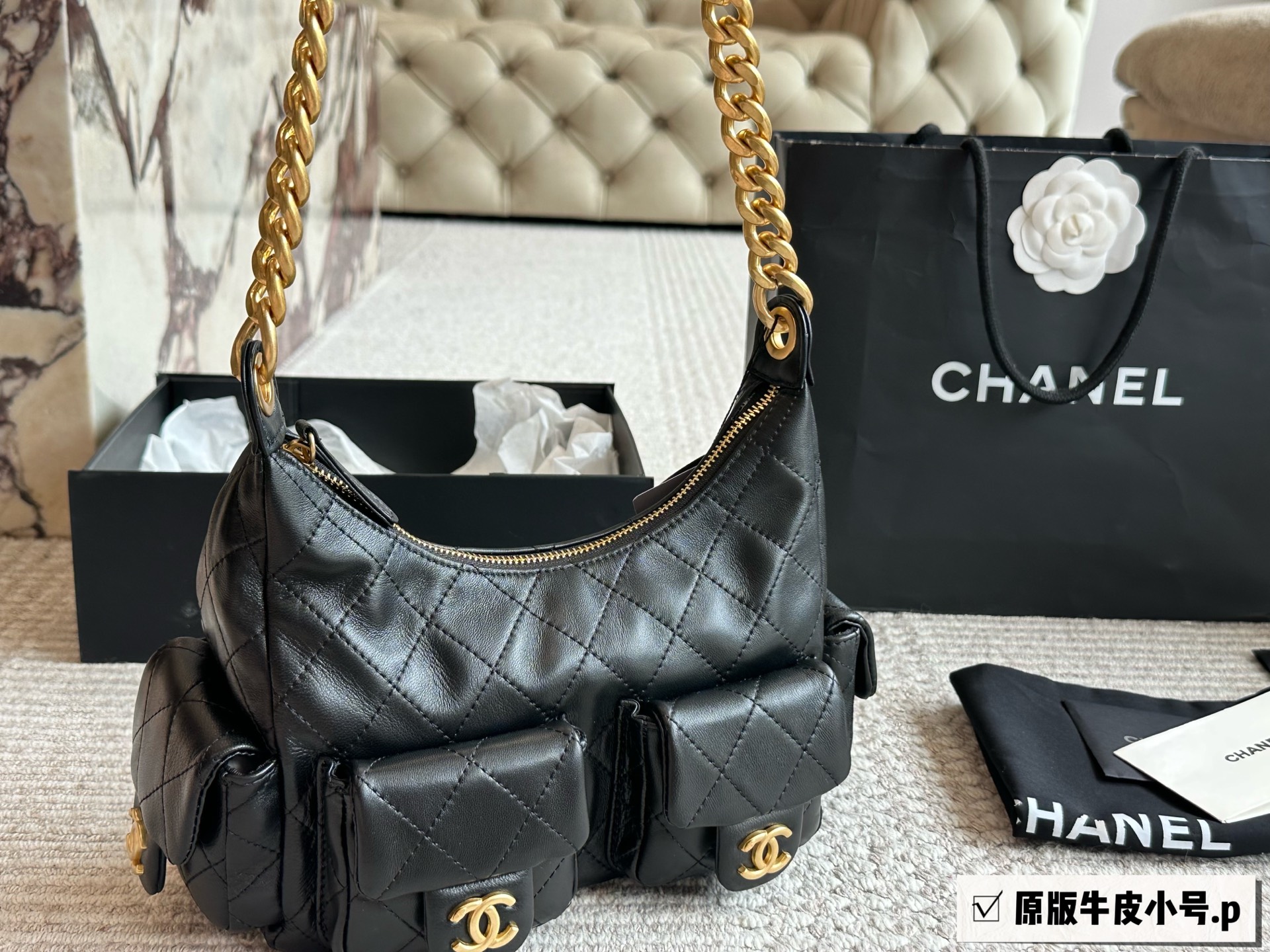 Bolso Hobo Chanel 25c de Piel Genuina, Estilo Hippie y Elegante 7 i1753018432505 4457 0 5