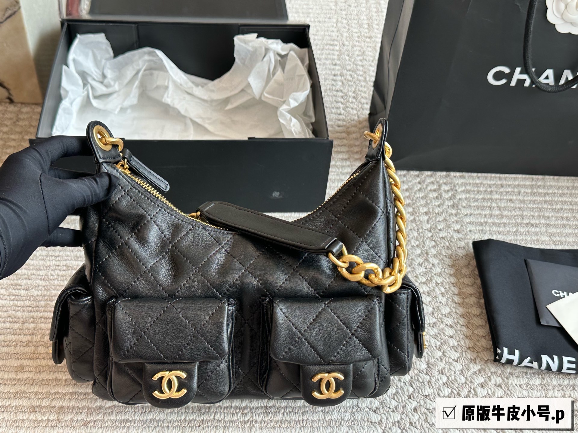 Bolso Hobo Chanel 25c de Piel Genuina, Estilo Hippie y Elegante 8 i1753018434973 6409 0 6
