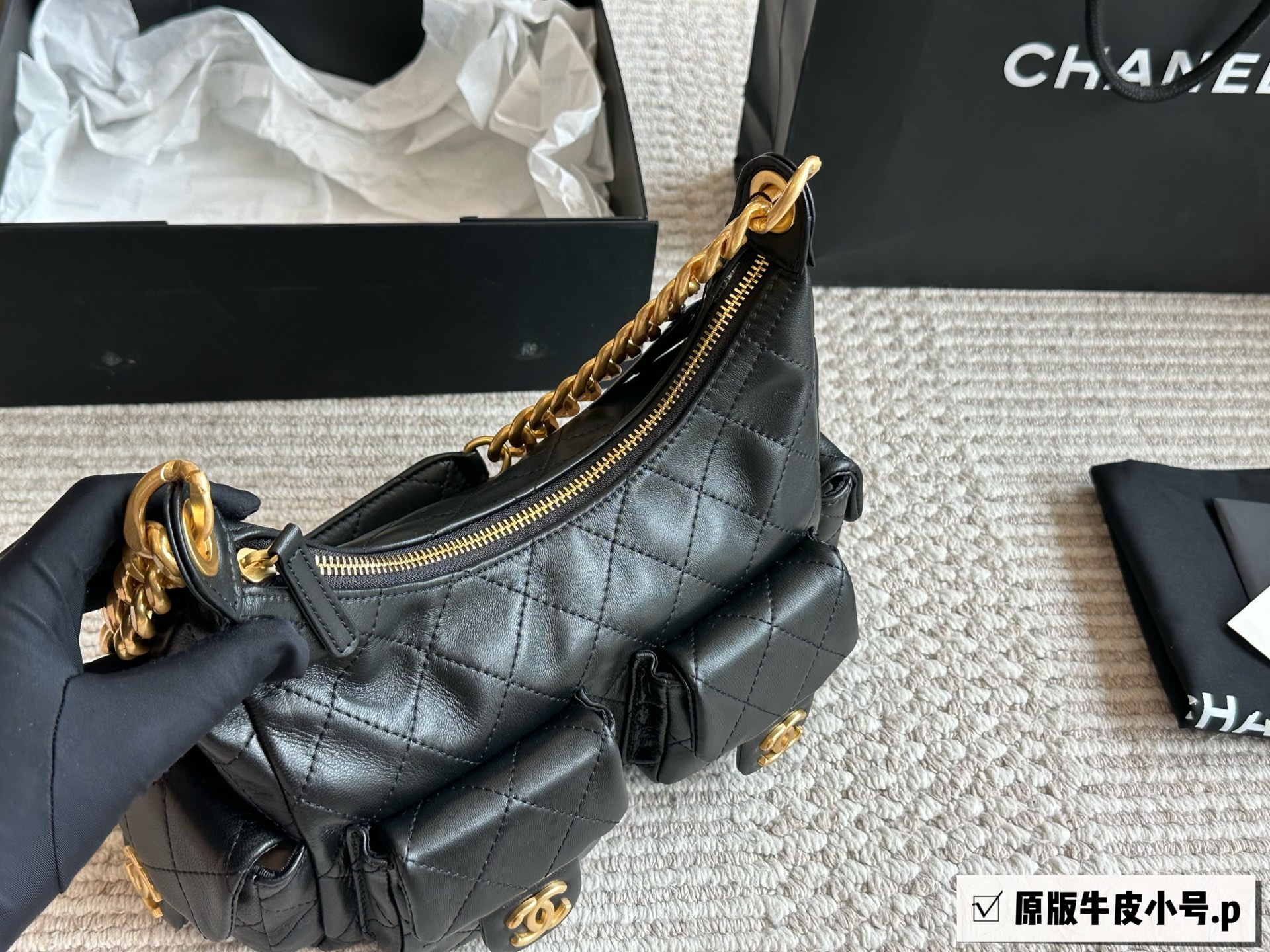 Bolso Hobo Chanel 25c de Piel Genuina, Estilo Hippie y Elegante 3 i1753018434980 1456 0 1