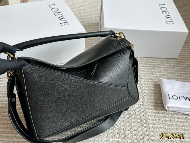 Loewe Puzzle Bag Large Size 29cm Premium Leather Geometric Design 1 Loewe Puzzle Bag Large Size 29cm Premium Leather Geometric Design
