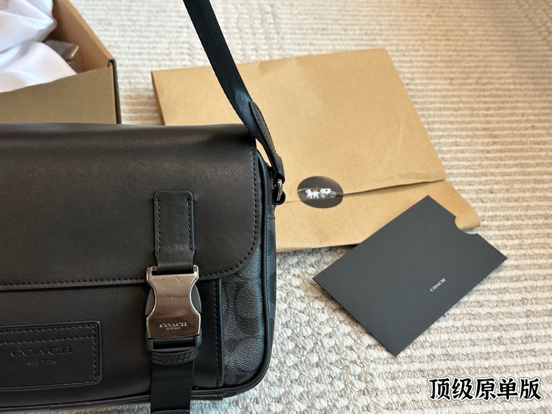 Con caja, versión original de gama alta, tamaño: 28 20cm, nuevo producto negro de la marca C, ¡bolso tipo cámara que a …
