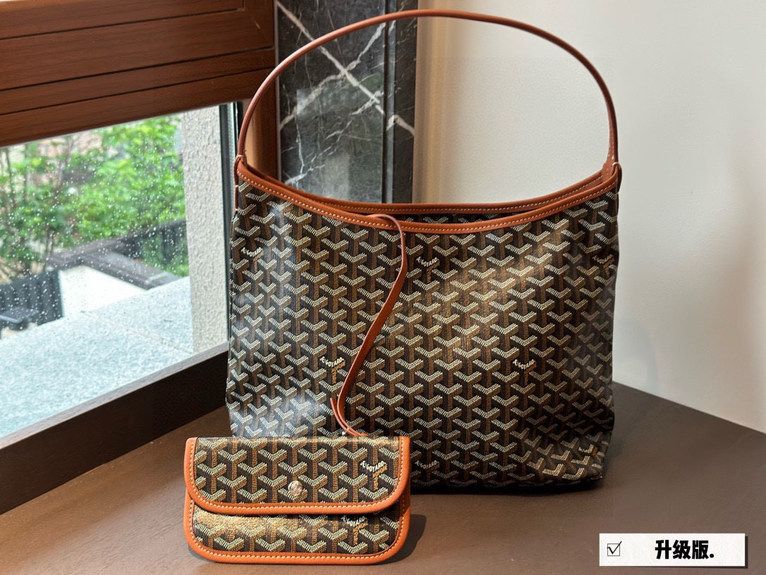 Goyard Hobo Bag, Bolso de Hombro para Mujer, Elegante y Práctico, 32 x 25 cm 6 i1757934913795 2673 0 4