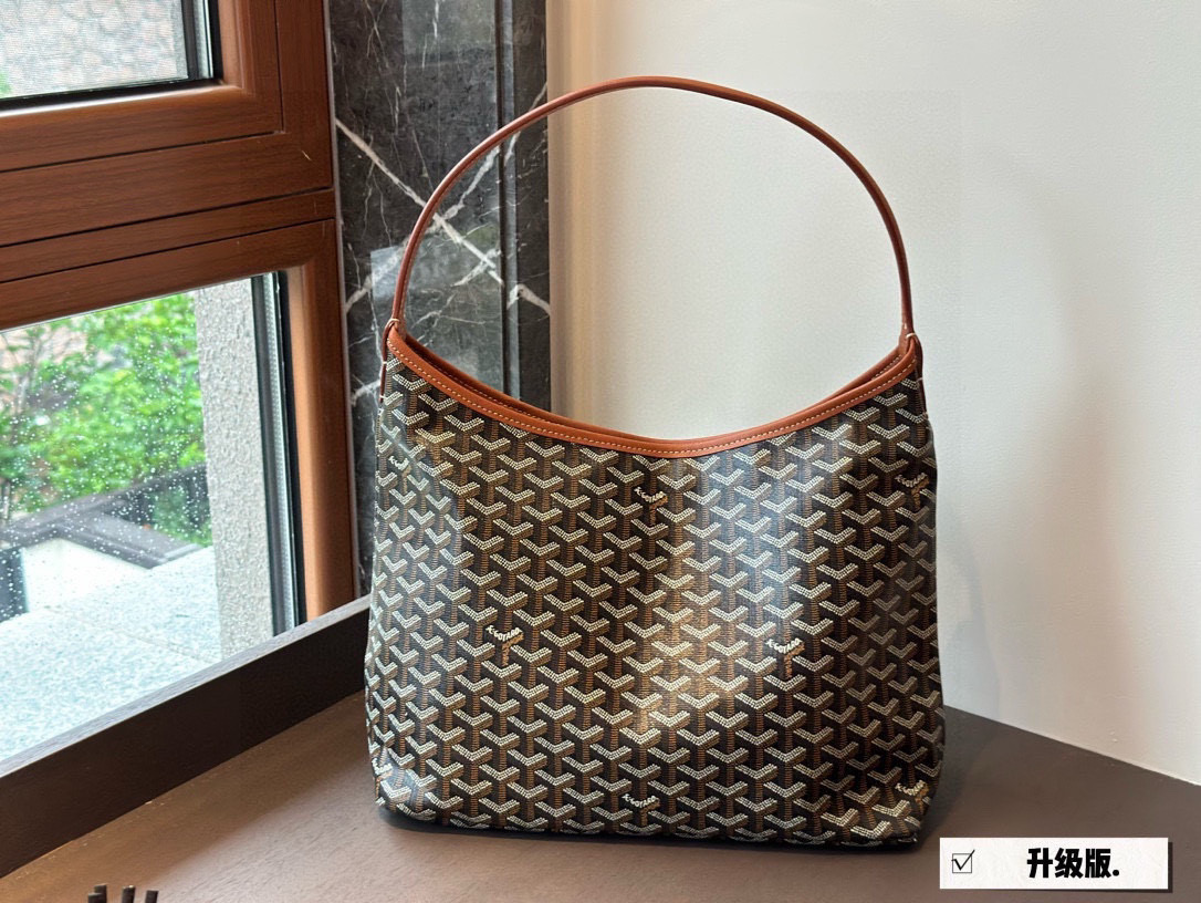 Goyard Hobo Bag, Bolso de Hombro para Mujer, Elegante y Práctico, 32 x 25 cm