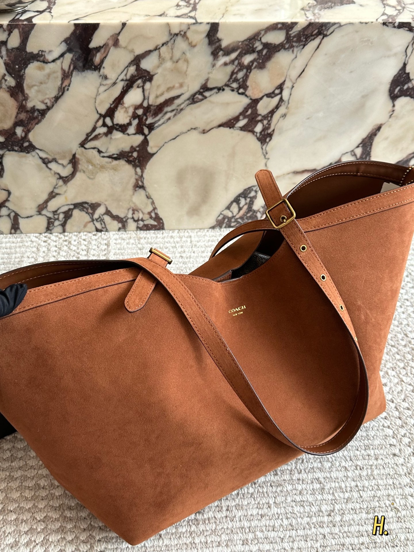 Con caja, tamaño: 35*27 cm, bolso tote de la marca C, bolso tote con logo clásico, ¡se puede usar en todas las estacion…