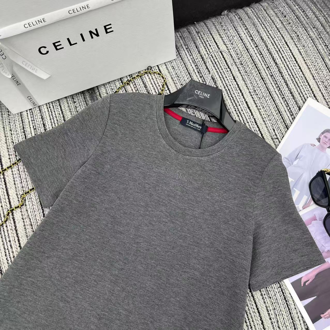 MaxMa*a 25Fw’s New Embroidered T-Shirt: Youthful, Dynamic, and Comfortable Street Style Suit - 图片 2