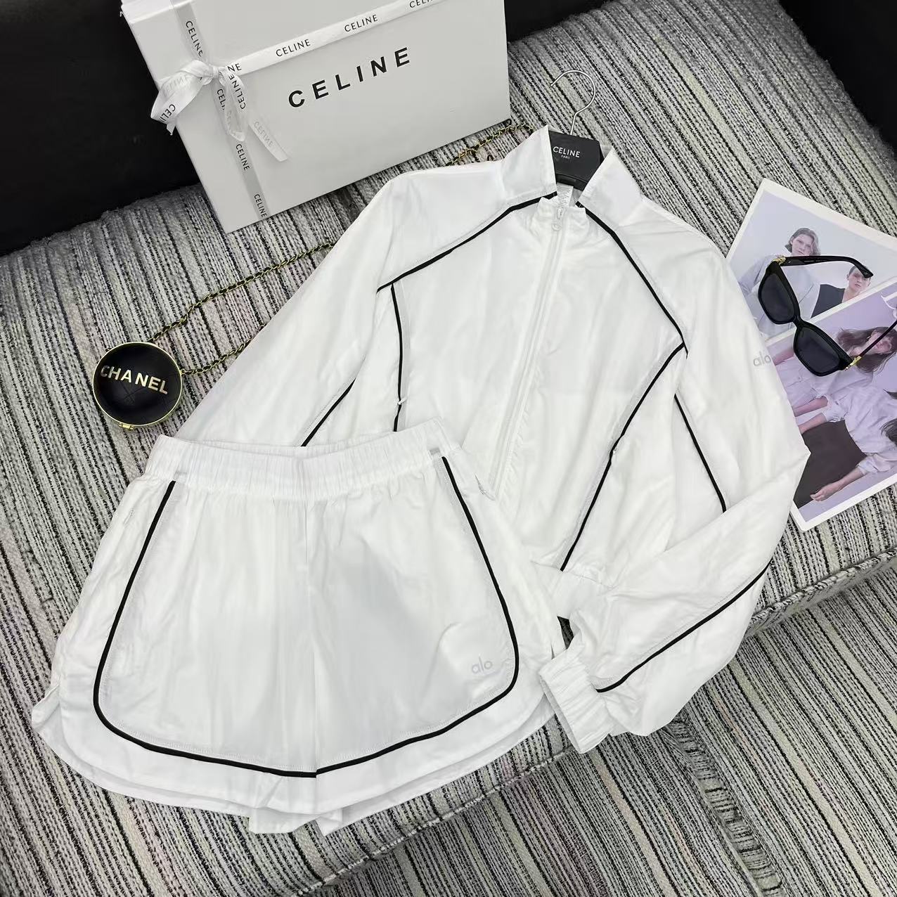 New Alo* Line: 25-Year-Old Spring/Summer Series Features Long-Sleeve Sunscreen Coats and Two-Colored Shorts - 图片 1