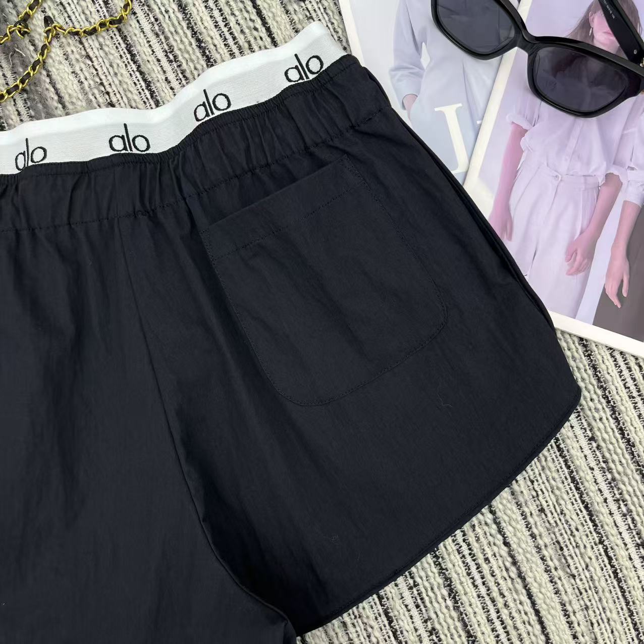 “Hard-Core Female Suit with New Alo Letter-Weave Shorts Recommendation” - 图片 7