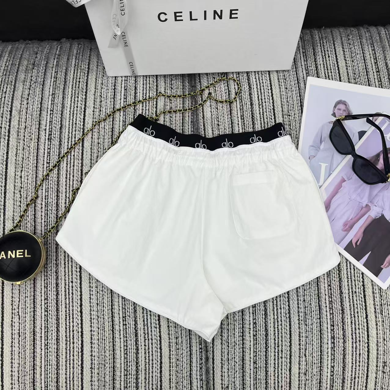 Fashion Recommendation: P391 Original Female Suit with Alo New Letter-Weave Shorts - 图片 6