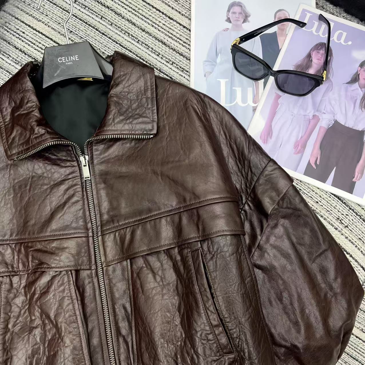 Yves Saint Laurent Vintage Lambskin Leather Jacket - Modern Retro Style 4 i1752911165325 6242 0 3