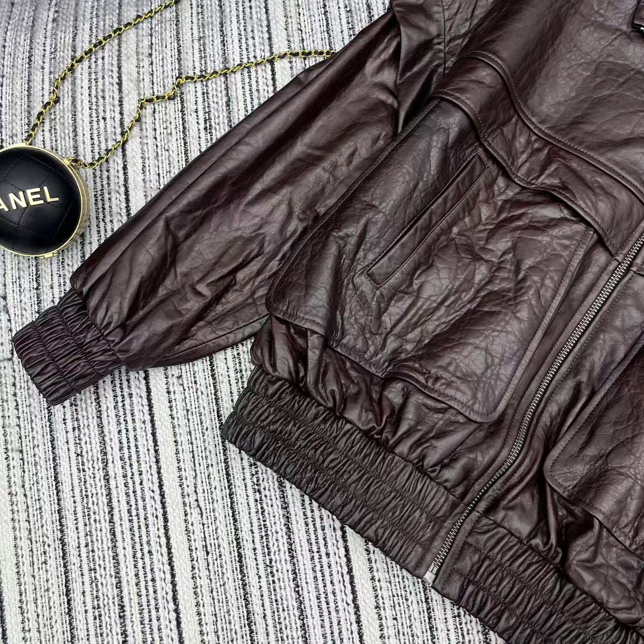 Yves Saint Laurent Vintage Lambskin Leather Jacket - Modern Retro Style 6 i1752911166155 4447 0 5