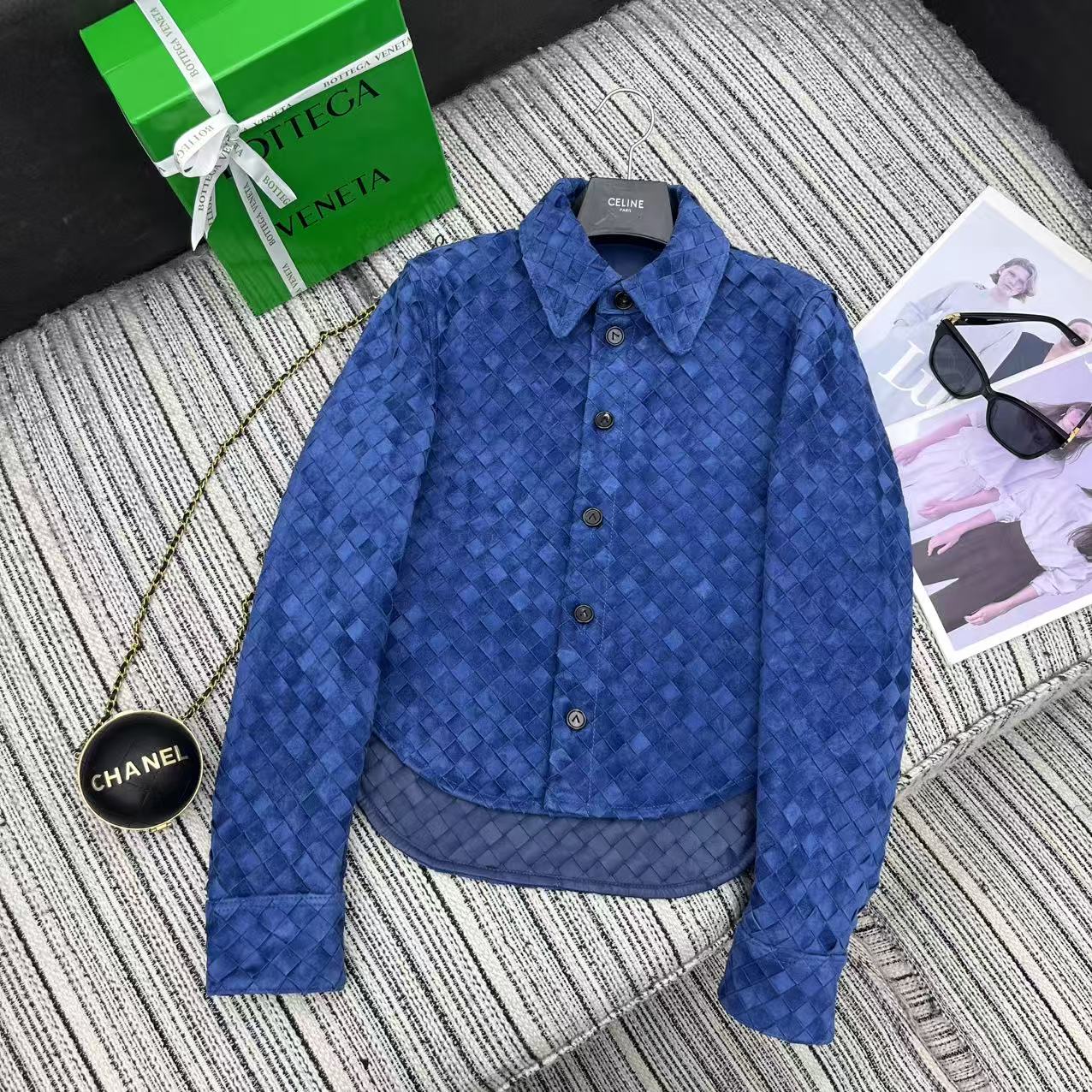 High-End Knitted Sheep Skin Suit from 25-Year Fall-Winter Series – Strongly Recommended - 图片 1