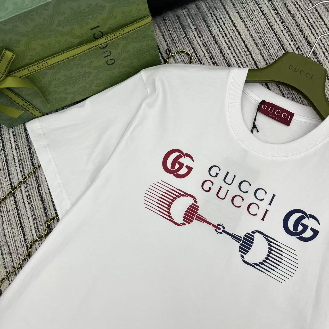 Gucc* 25Ss Spring/Summer Embroidered T-shirt: High-Quality, Exclusive Design, State-of-the-Art Production - 图片 3