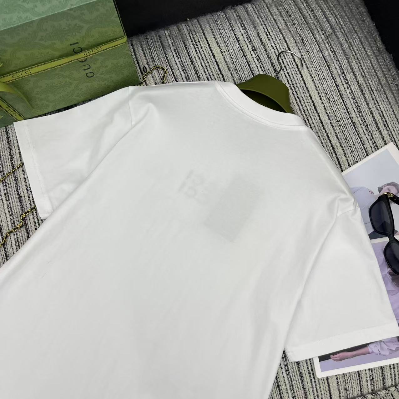 Gucc* 25Ss Spring/Summer Embroidered T-shirt: High-Quality, Exclusive Design, State-of-the-Art Production - 图片 8