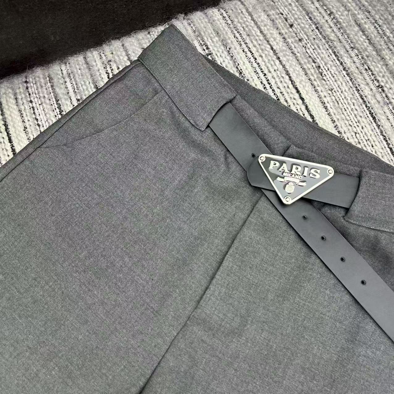 “25-Year Early Autumn Series Pra* New Suit Broad-Legged Pants with Custom Belts Review” - 图片 3