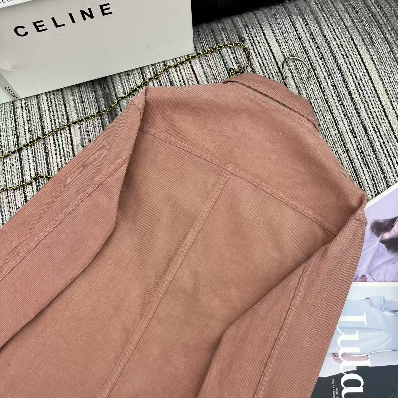 “Deluxe Pink Suit with Celin* Recommendation for Fall, High Quality, White Rich and Beautiful” - 图片 8