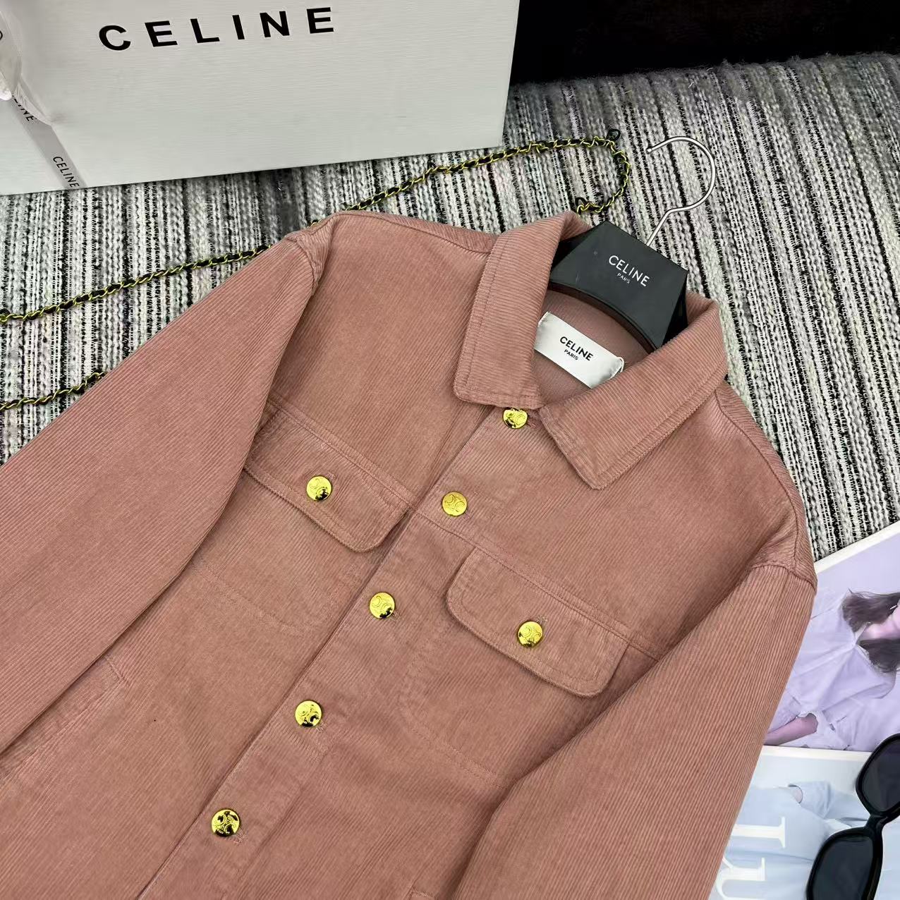 “Deluxe Pink Suit with Celin* Recommendation for Fall, High Quality, White Rich and Beautiful” - 图片 2
