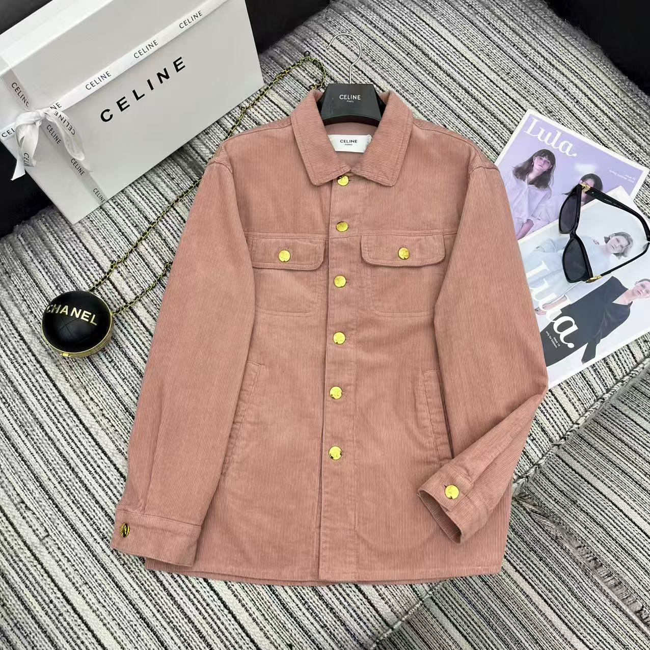 “Deluxe Pink Suit with Celin* Recommendation for Fall, High Quality, White Rich and Beautiful” - 图片 1