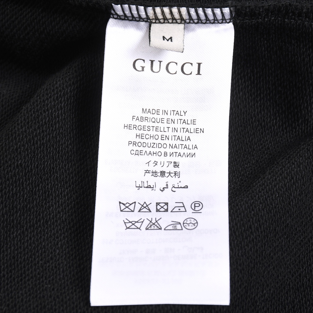 Gucci/古驰 24Fw 条纹字母压胶拉链连帽外套