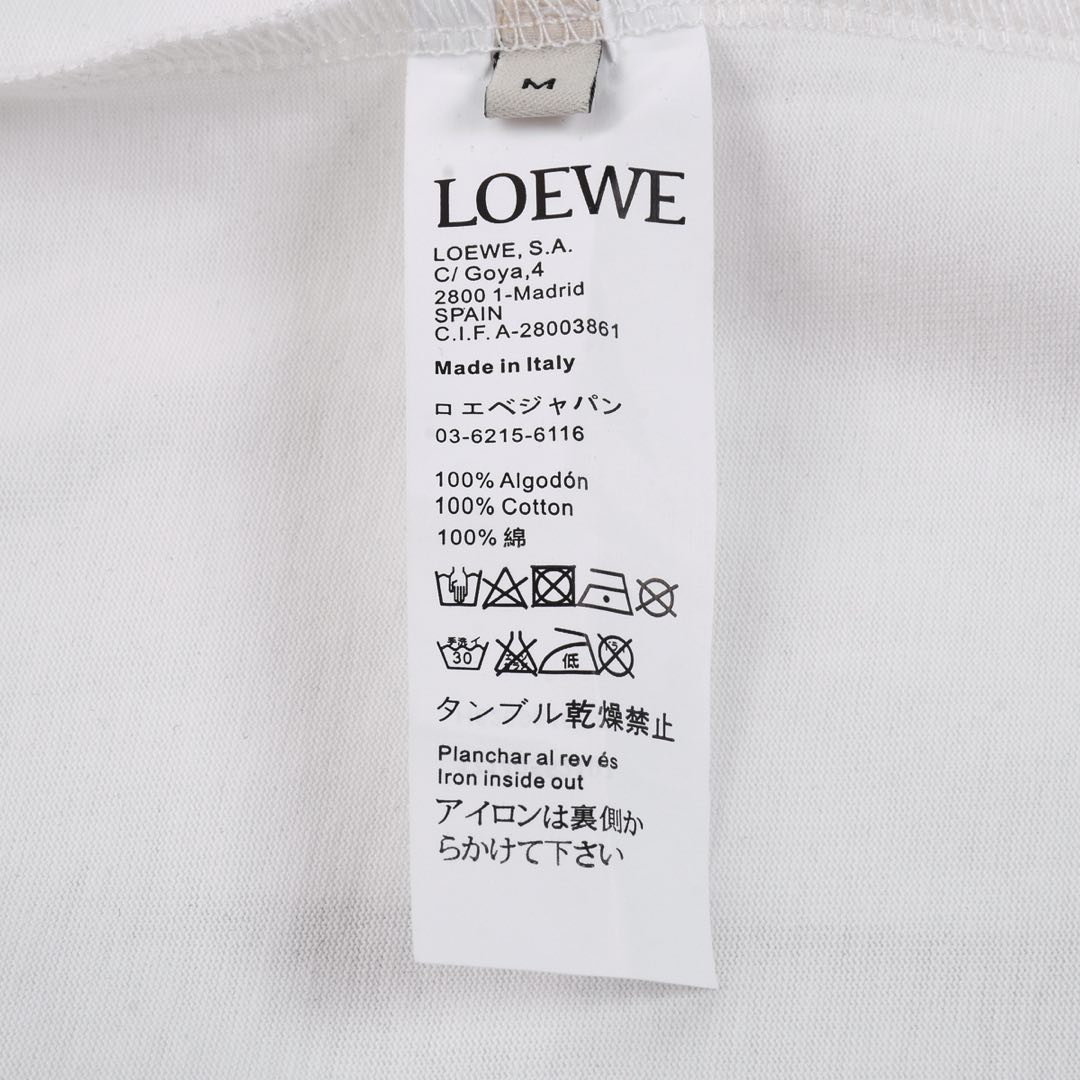 Loewe/罗意威 Suna Fujita联名款兔子刺绣短袖
