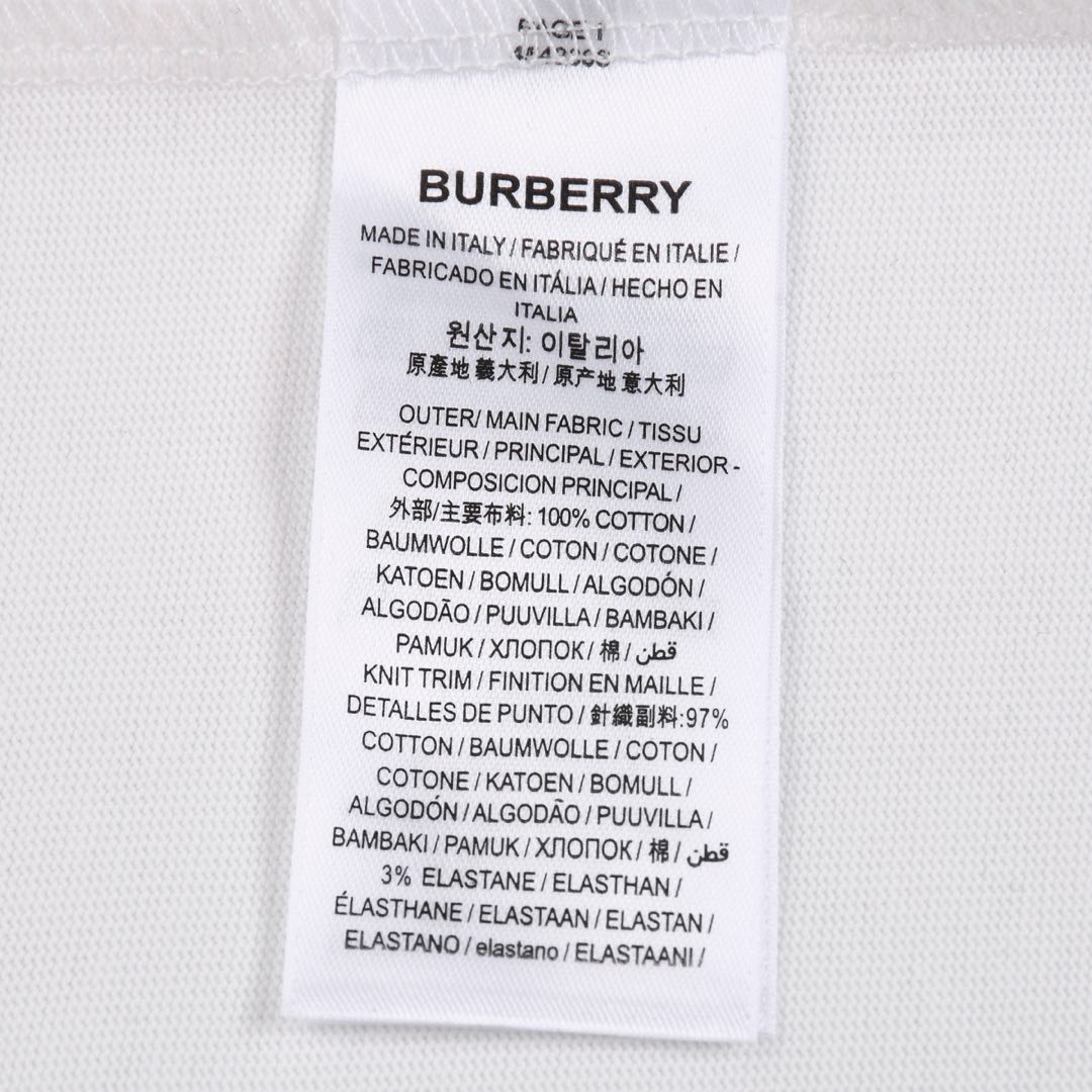 Burberry/巴宝莉 立体字母刺绣短袖 黑色 白色-Chinese UA Cheap High Quatity Brand Clothes Bags handbags Sneakers wholesale wholesaler seller from China Factory suppliers Fashion Clothing Shoes best Quality Beautiful Price Burberry/巴宝莉 立体字母刺绣短袖 黑色 白色