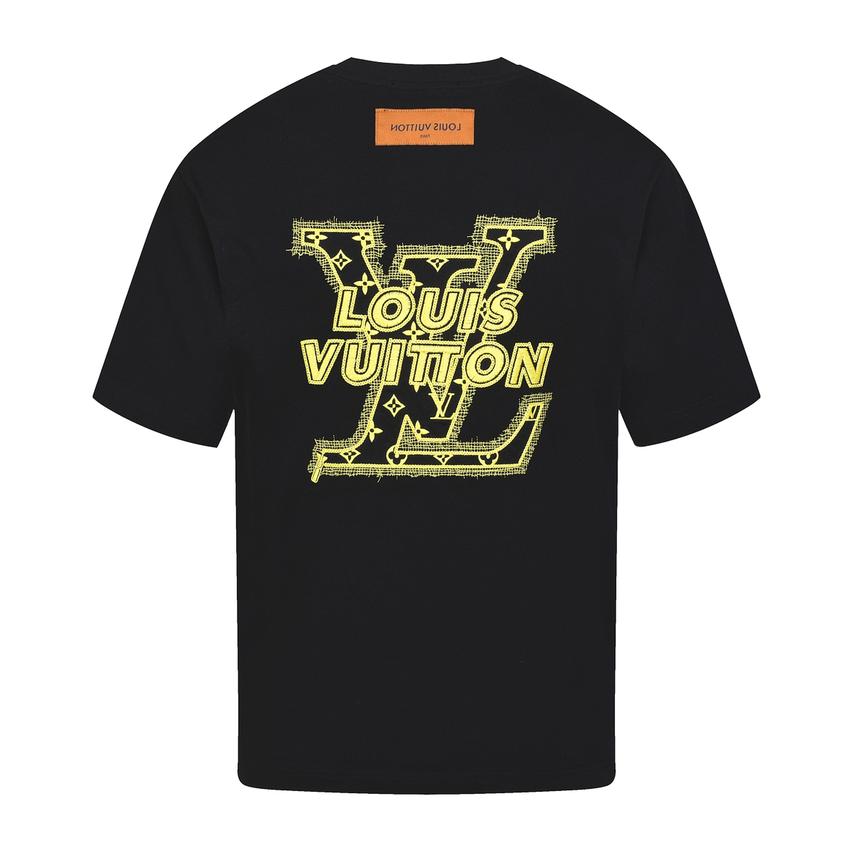 louis vuitton1v 25ss 新品走秀款胸口立体字母刺绣logo重工艺
