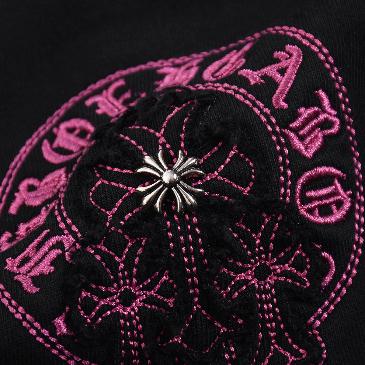 Chrome Hearts/克罗心 25ss 贴布马蹄十字咖刺绣短裤
