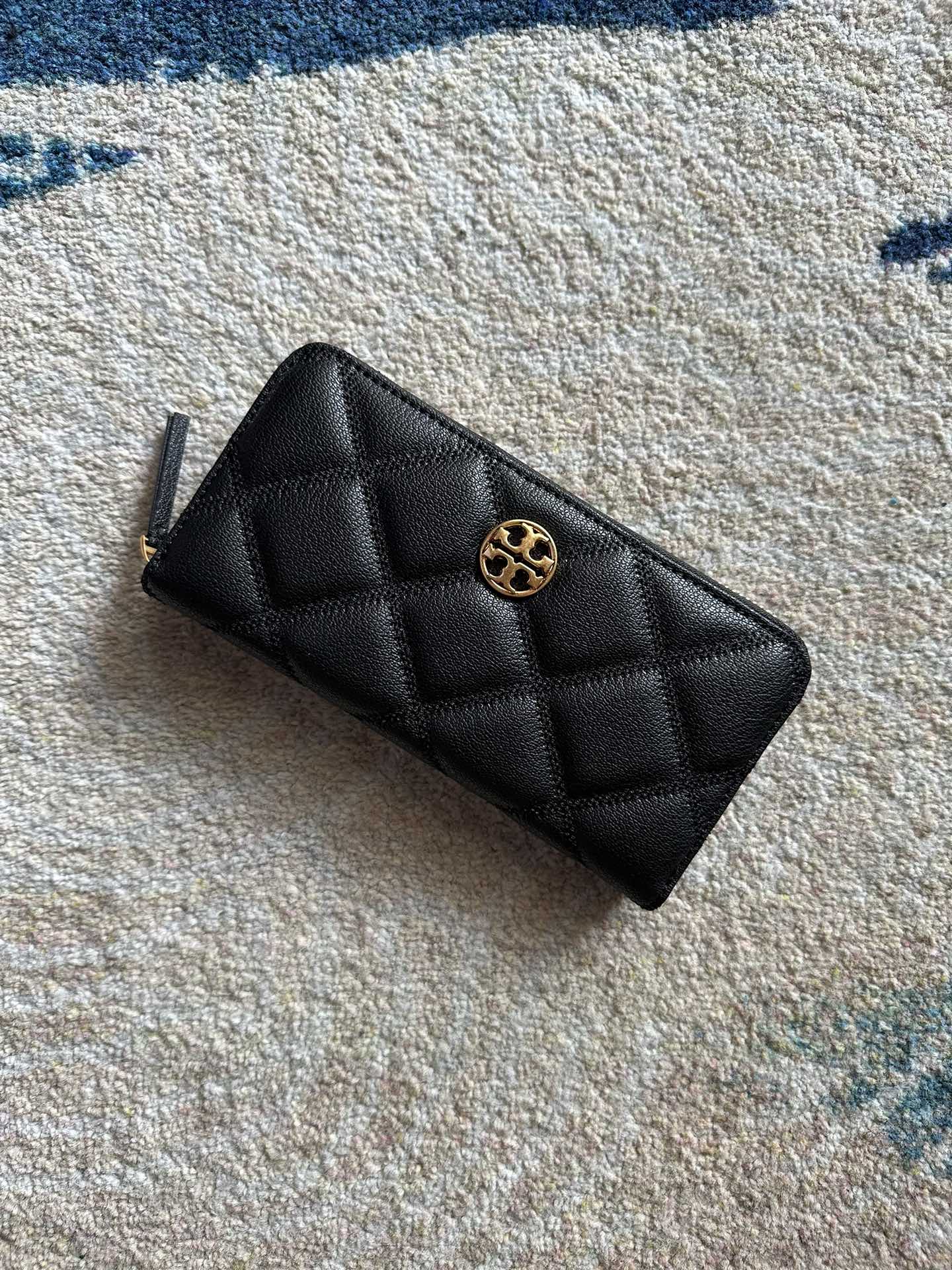 Tory Burch ～Tory Burch Willa系列小香风长款拉链钱包