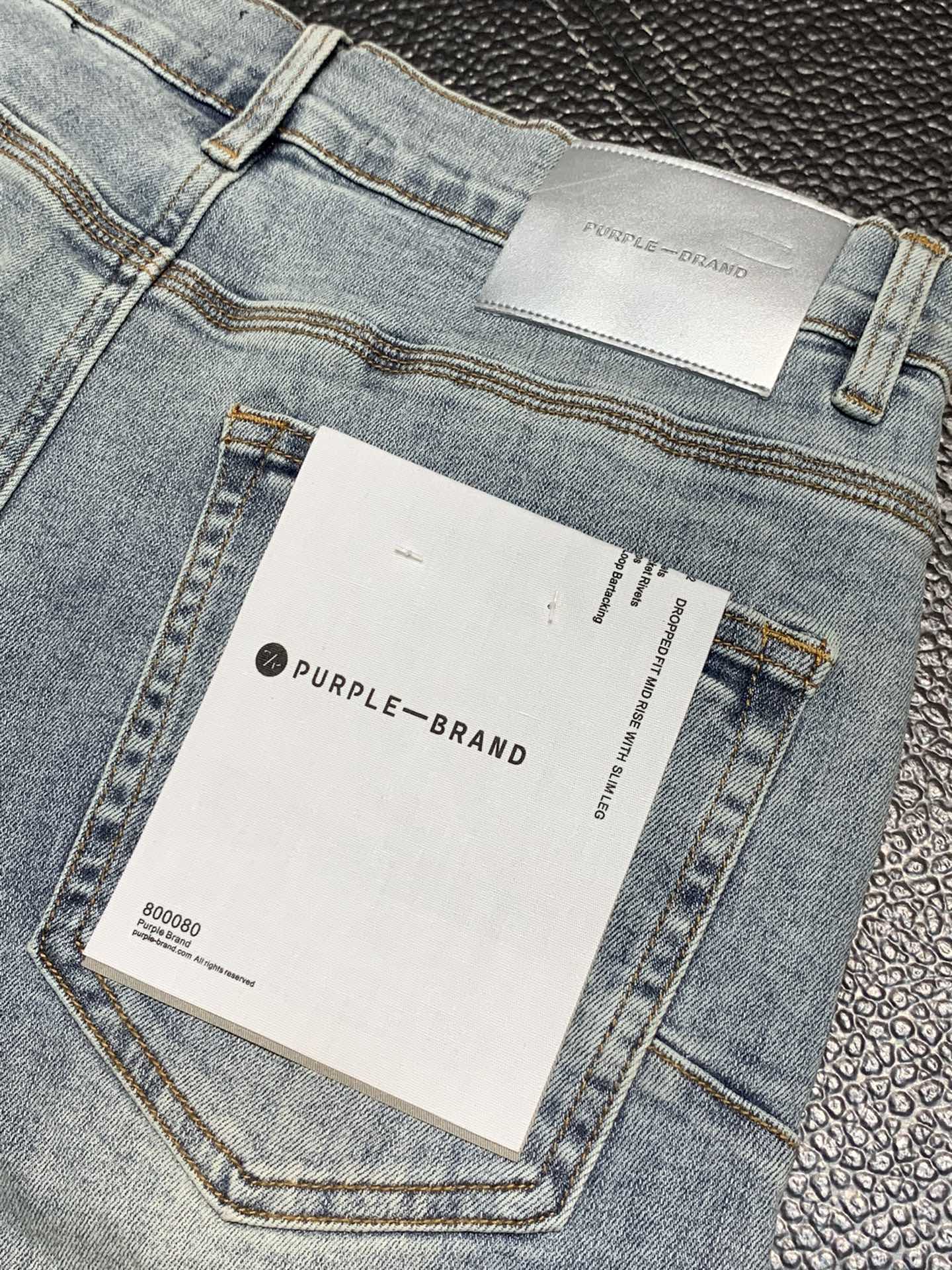  。PURPLE-BRAND 独家专供新款 休闲牛仔裤，高端版本！专柜 面料 透气舒适度高，细节无可挑剔