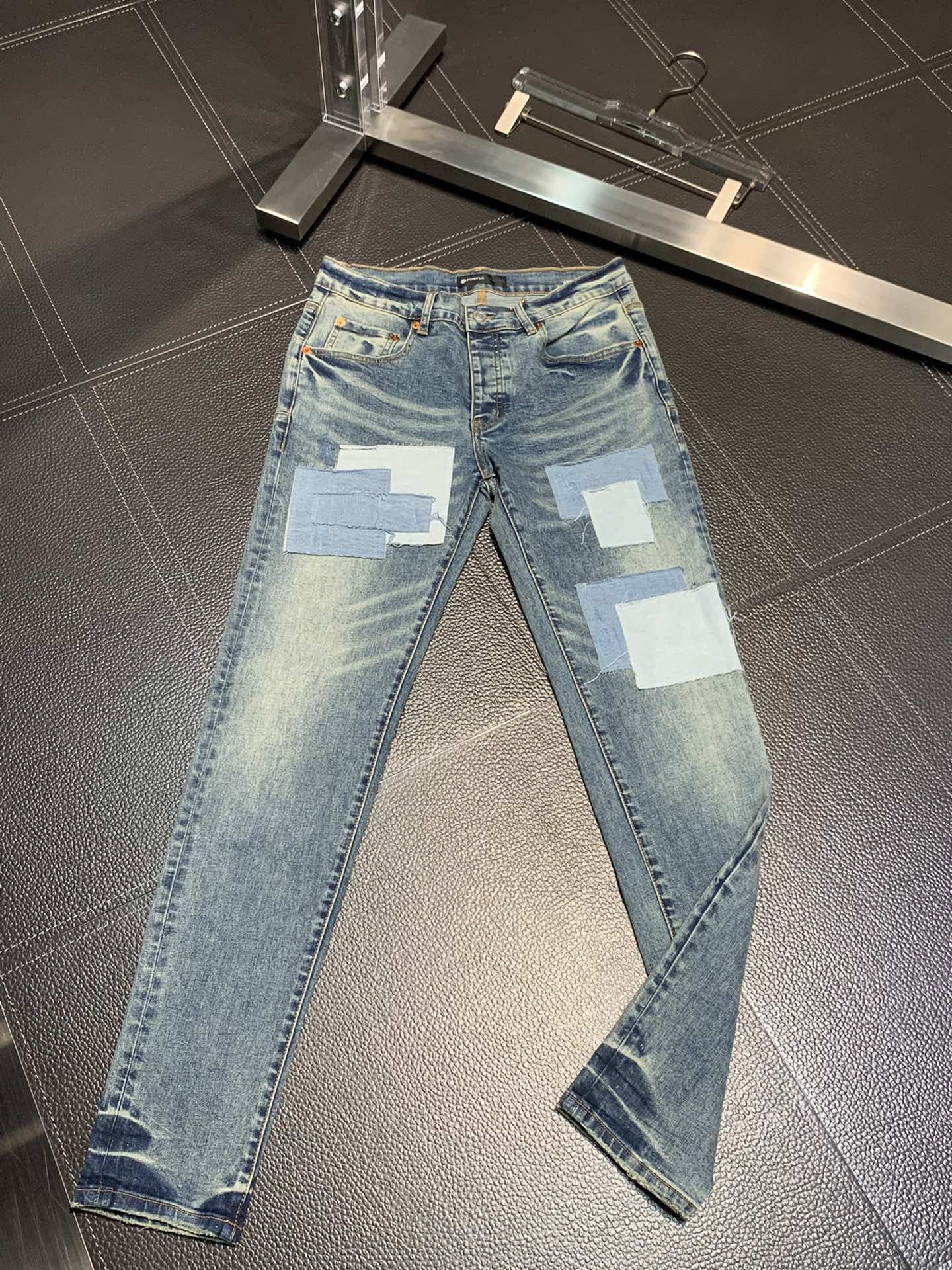  。PURPLE-BRAND 独家专供新款 休闲牛仔裤，高端版本！专柜 面料 透气舒适度高，细节无可挑剔