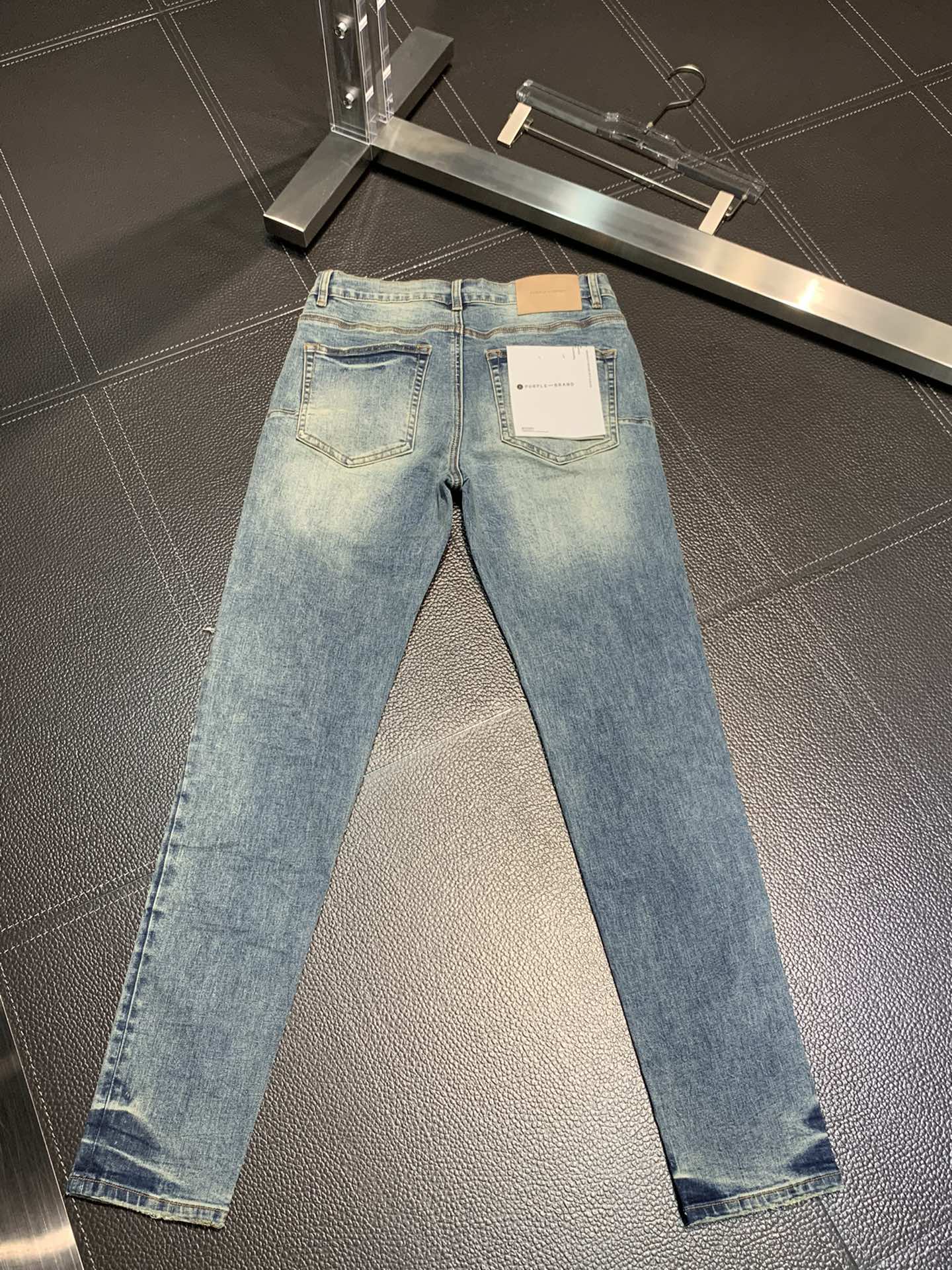  。PURPLE-BRAND 独家专供新款 休闲牛仔裤，高端版本！专柜 面料 透气舒适度高，细节无可挑剔