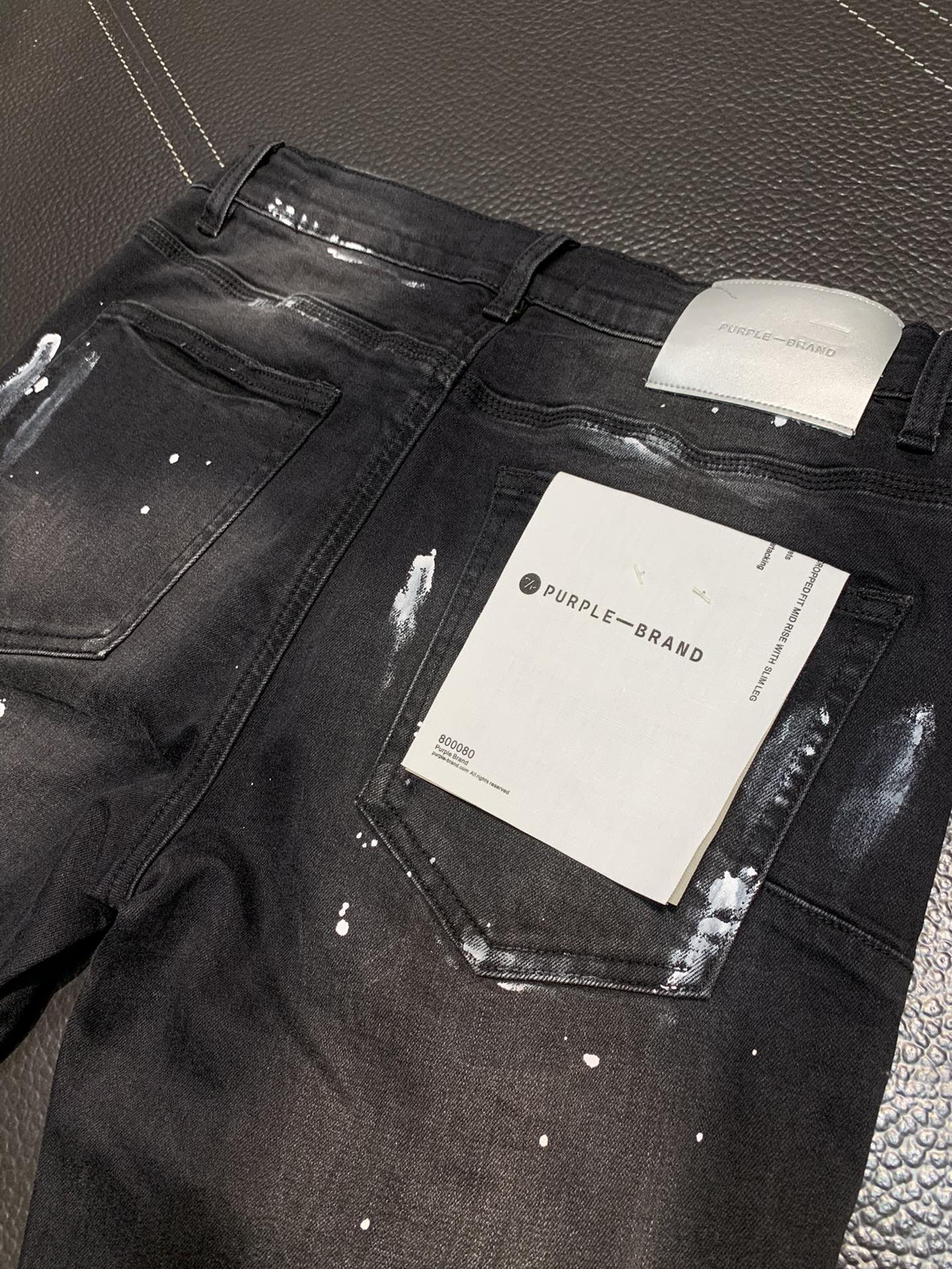  。PURPLE-BRAND 独家专供新款 休闲牛仔裤，高端版本！专柜 面料 透气舒适度高，细节无可挑剔