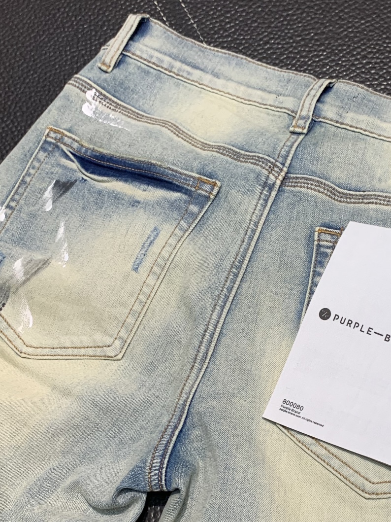  。PURPLE-BRAND 独家专供新款 休闲牛仔裤，高端版本！专柜 面料 透气舒适度高，细节无可挑剔