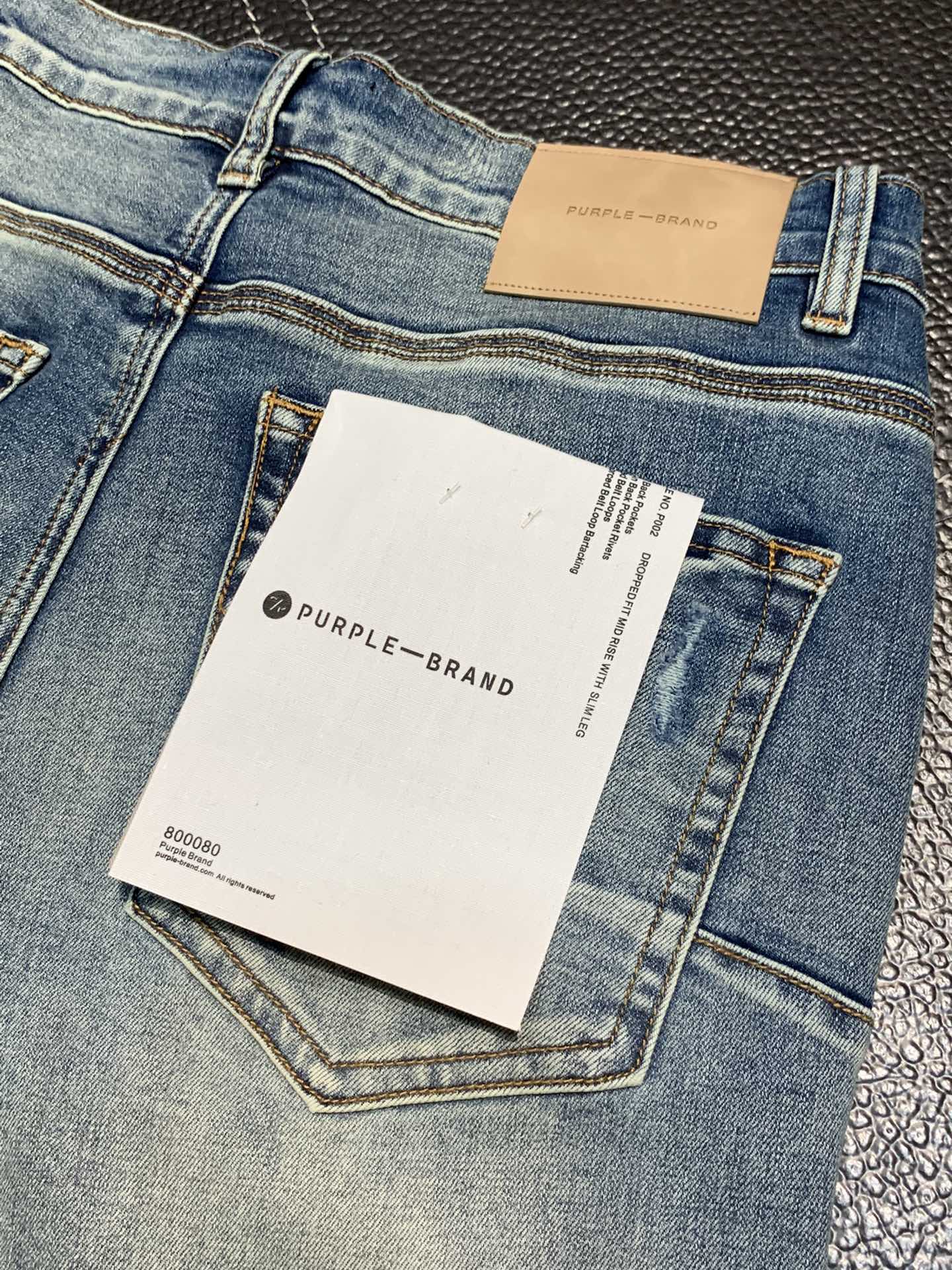  。PURPLE-BRAND 独家专供新款 休闲牛仔裤，高端版本！专柜 面料 透气舒适度高，细节无可挑剔