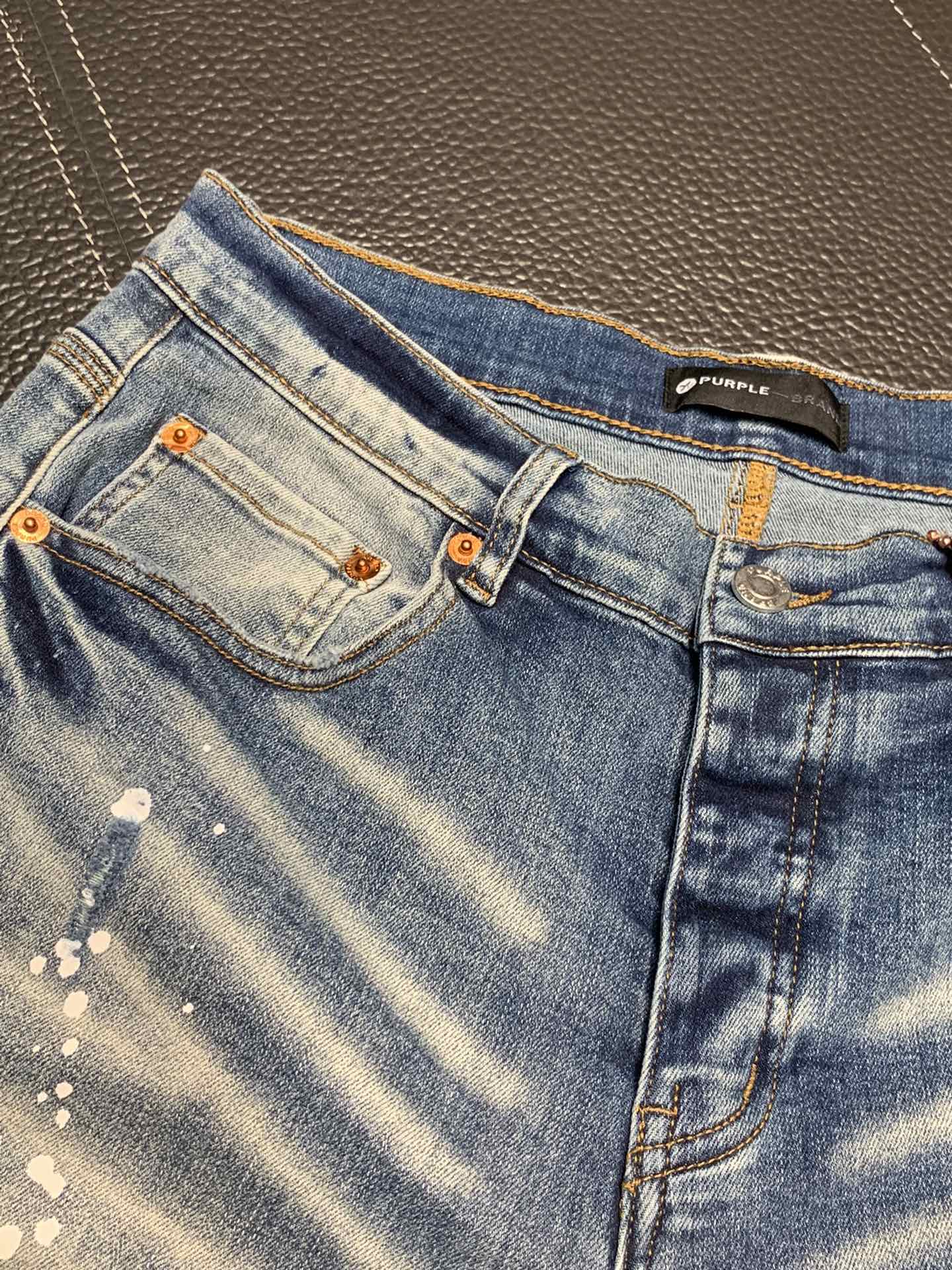  。PURPLE-BRAND 独家专供新款 休闲牛仔裤，高端版本！专柜 面料 透气舒适度高，细节无可挑剔