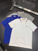 Moncler Réplique
 Clothing Polo T-Shirt Men Fashion Short Sleeve