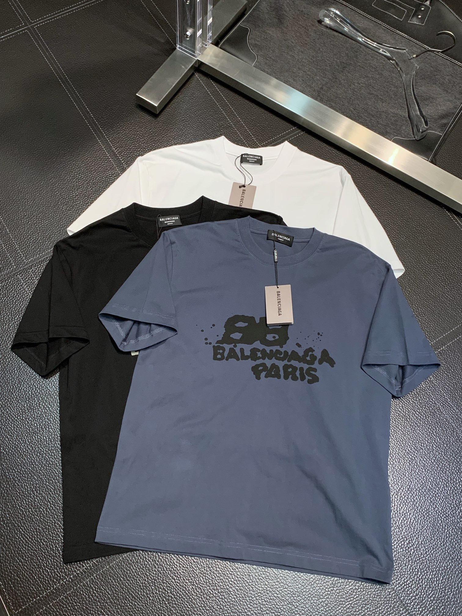 Balenciaga Clothing T-Shirt Men Cotton Fashion Short Sleeve