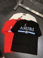 Amiri Clothing T-Shirt Men Fashion Short Sleeve