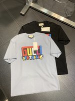 Gucci Clothing T-Shirt Men Fashion Short Sleeve