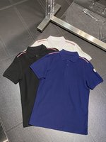 Moncler Clothing Polo T-Shirt Men Fashion Short Sleeve