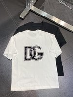 Dolce & Gabbana Clothing T-Shirt Sell High Quality
 Men Fashion Short Sleeve