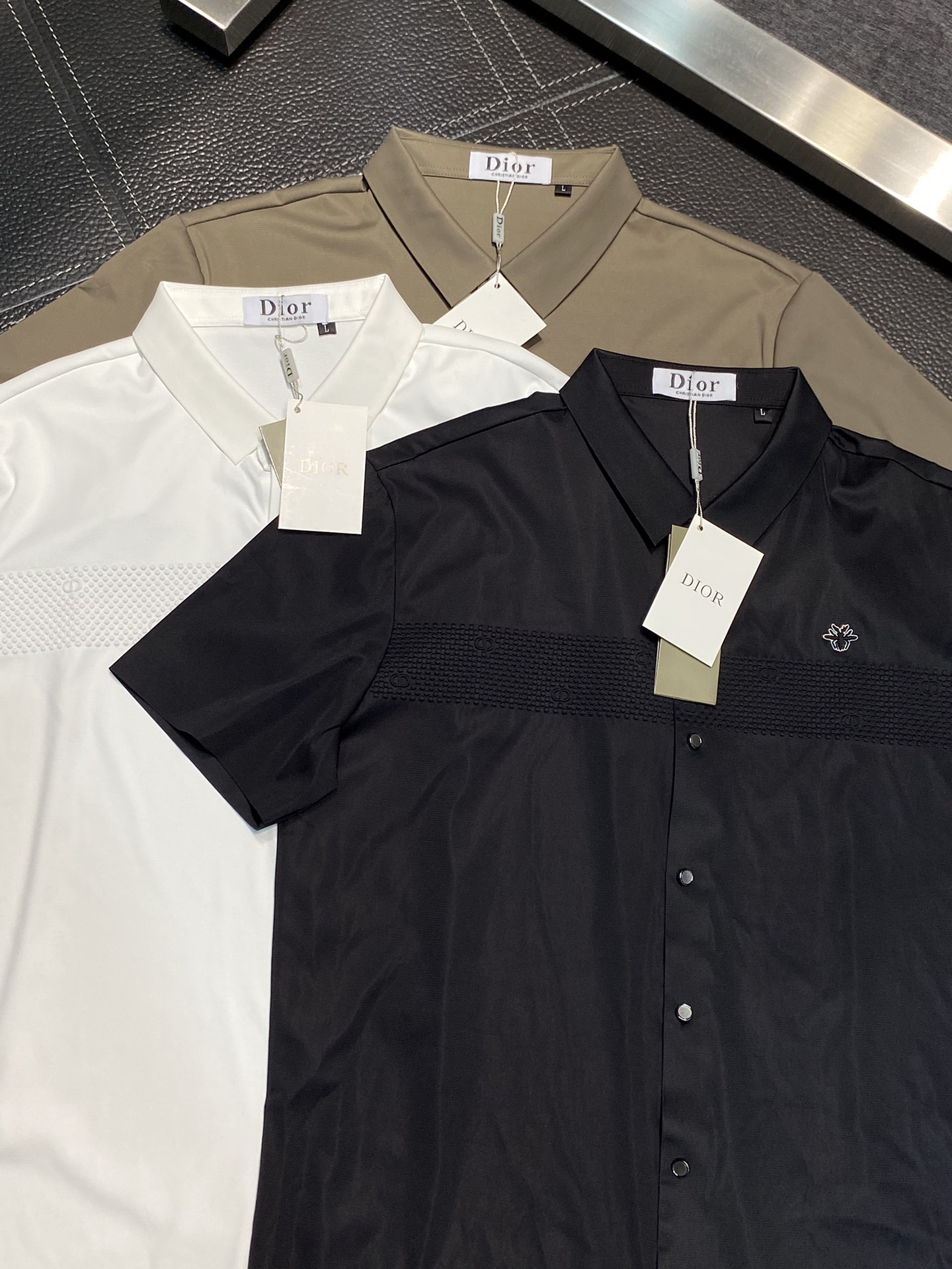 Dior Clothing Polo T-Shirt Men Fashion Short Sleeve
