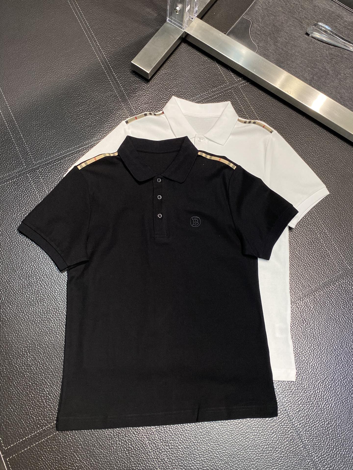 Burberry Clothing Polo T-Shirt Men Fashion Short Sleeve