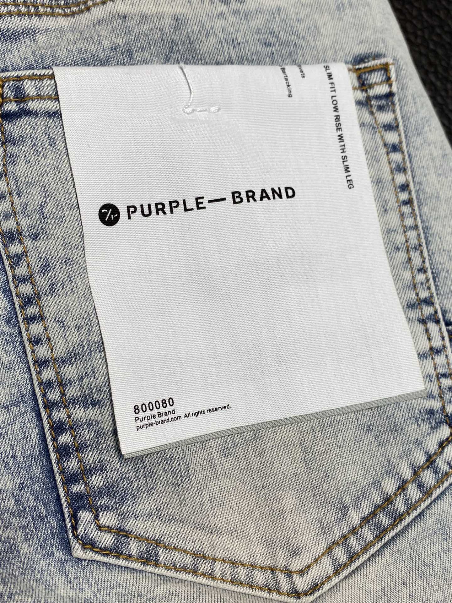  。PurPle Brand 独家专供新款 修身款 小直筒 牛仔裤，高端版本！专柜 面料 透气舒适度高，