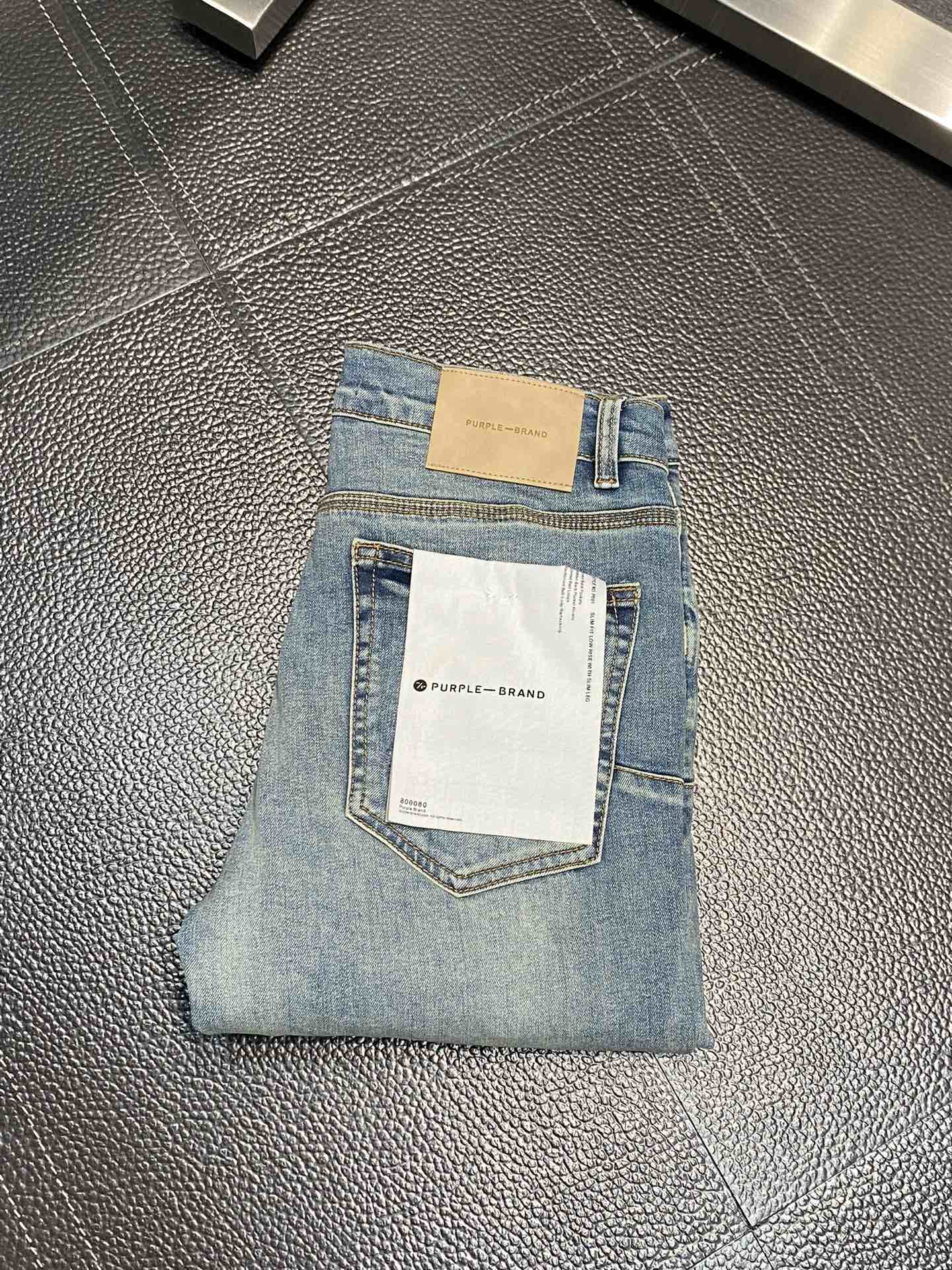  。PurPle Brand 独家专供新款 修身款 小直筒 牛仔裤，高端版本！专柜 面料 透气舒适度高，
