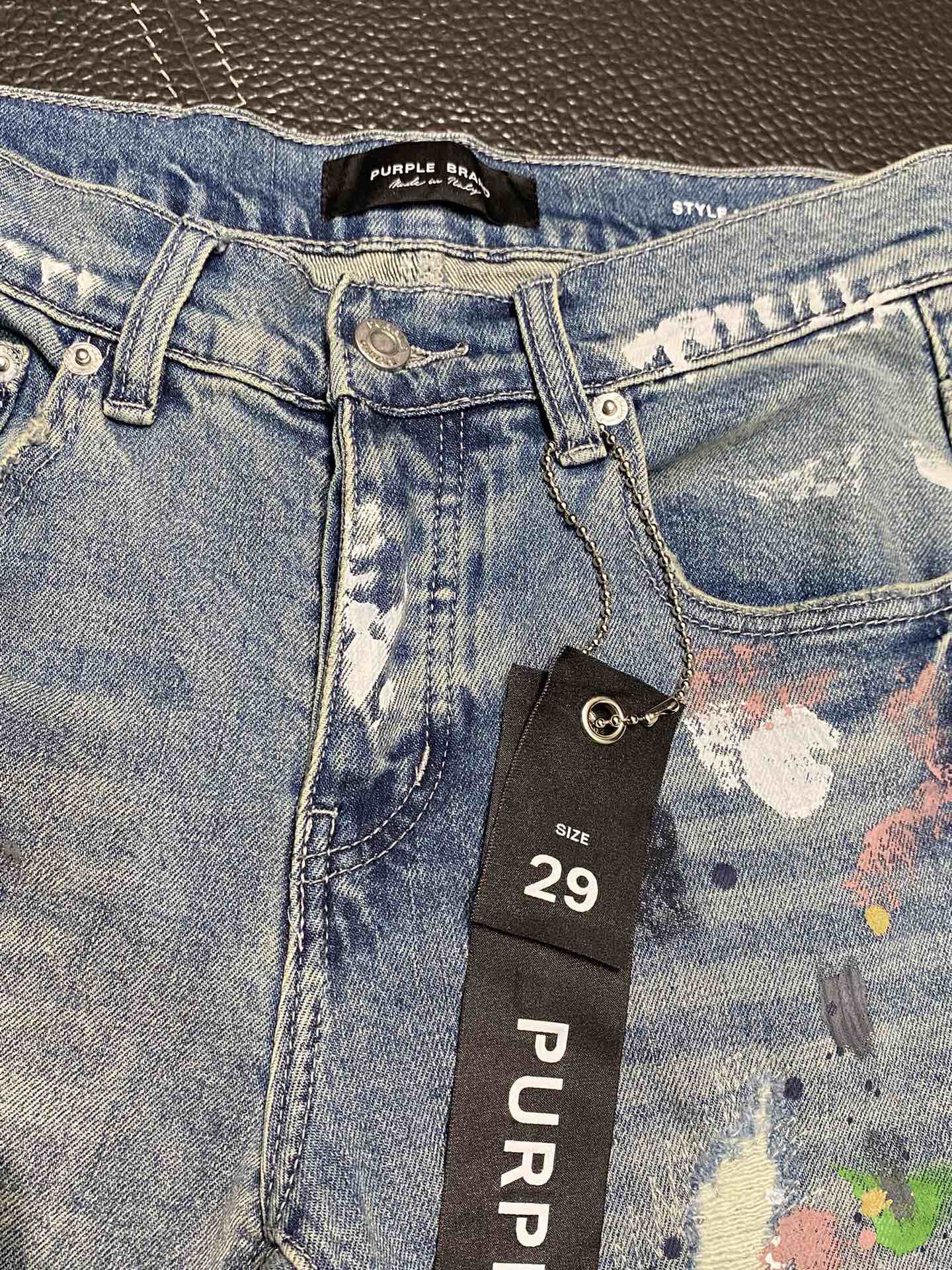  。PurPle Brand 独家专供新款 修身款 小直筒 牛仔裤，高端版本！专柜 面料 透气舒适度高，