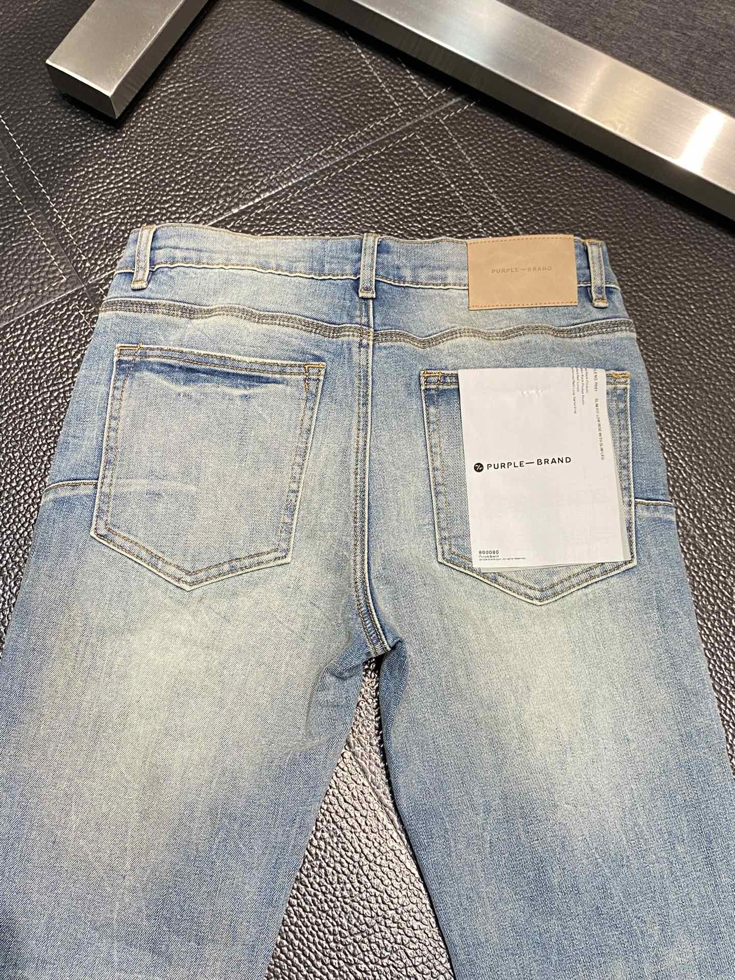  。PurPle Brand 独家专供新款 修身款 小直筒 牛仔裤，高端版本！专柜 面料 透气舒适度高，