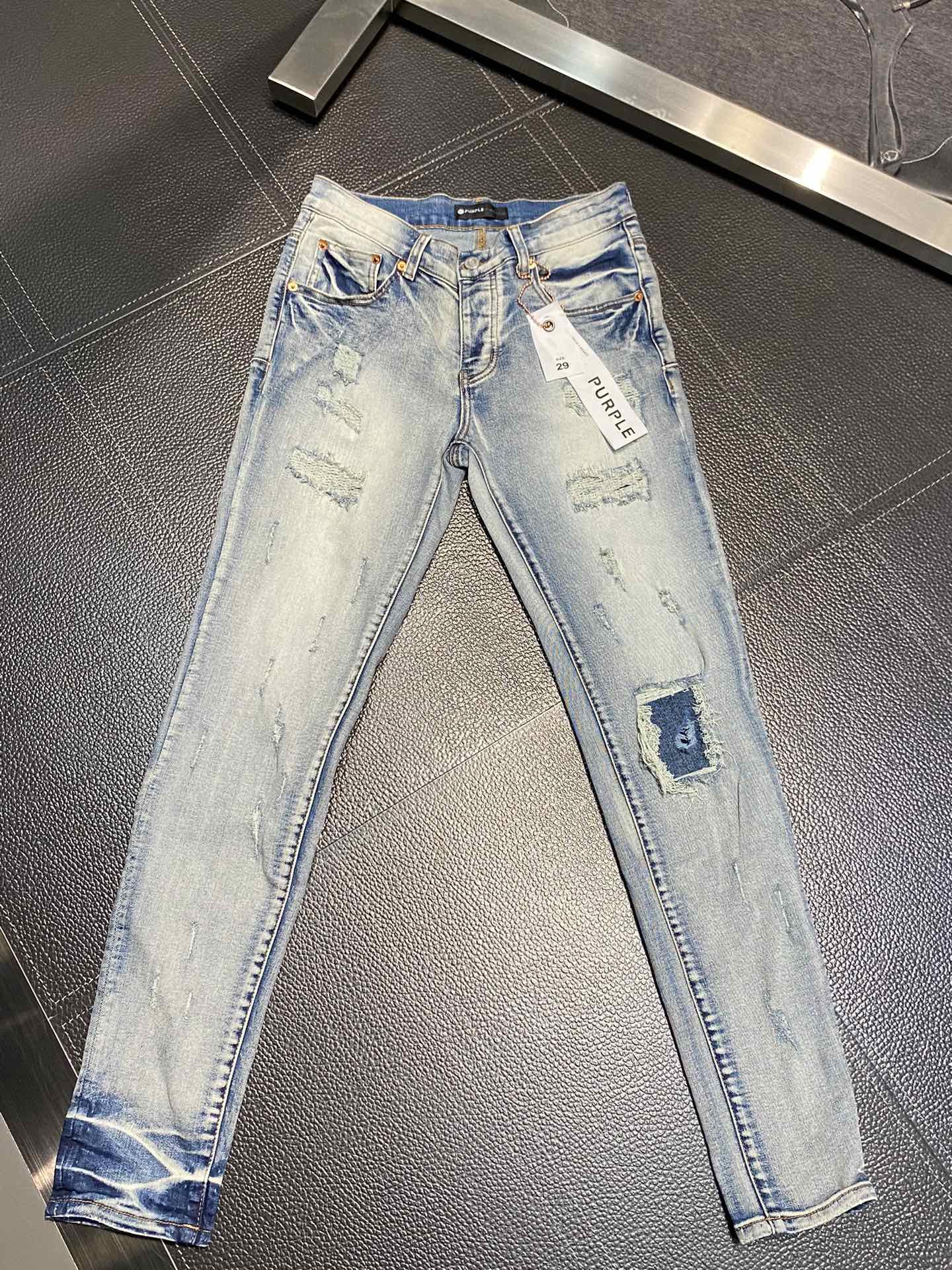 。PurPle Brand 独家专供新款 修身款 小直筒 牛仔裤，高端版本！专柜 面料 透气舒适度高，