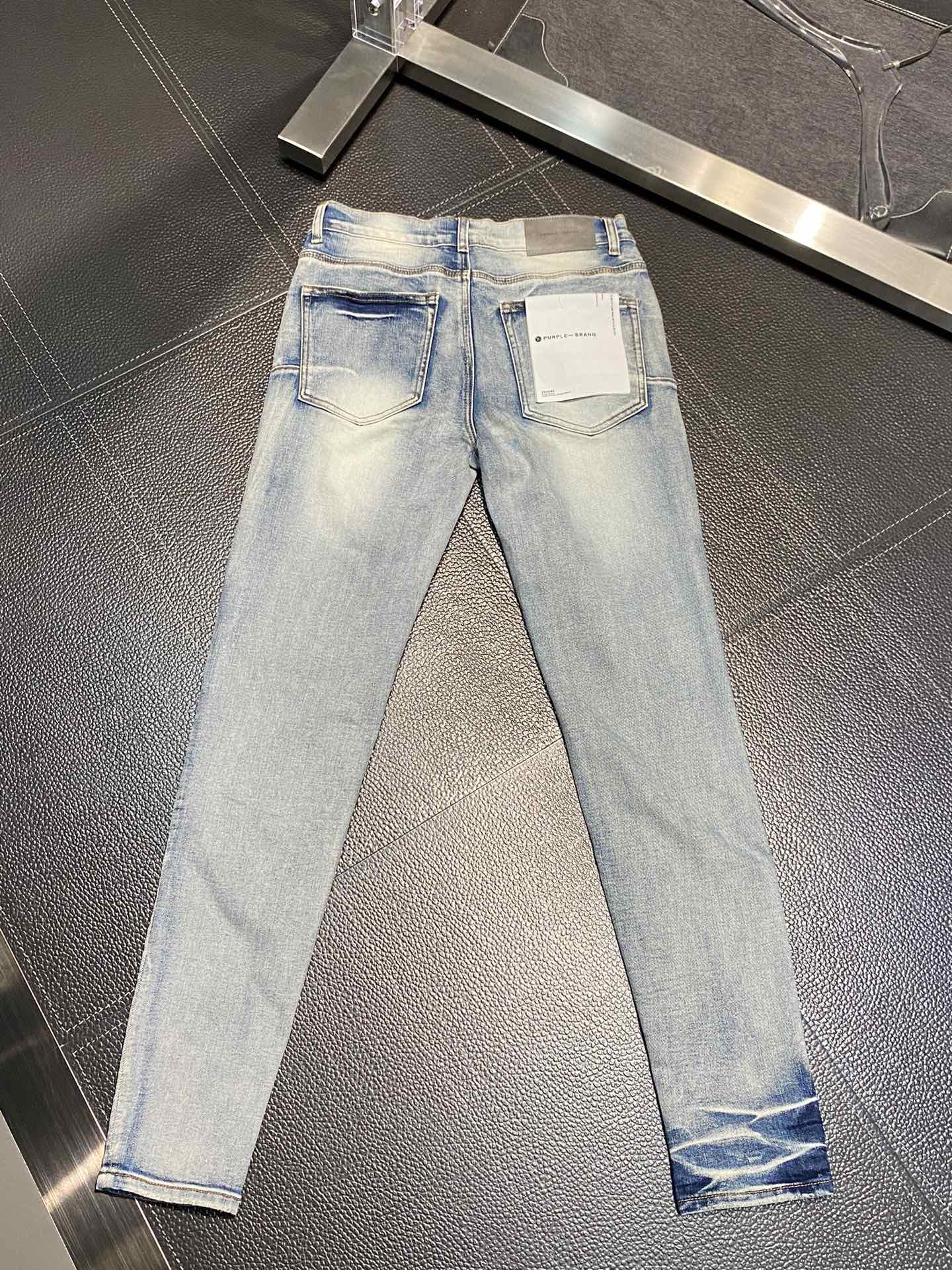  。PurPle Brand 独家专供新款 修身款 小直筒 牛仔裤，高端版本！专柜 面料 透气舒适度高，